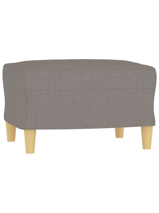 3dílná sedací souprava s poduškami taupe textil