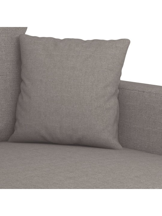 2dílná sedací souprava s poduškami taupe textil