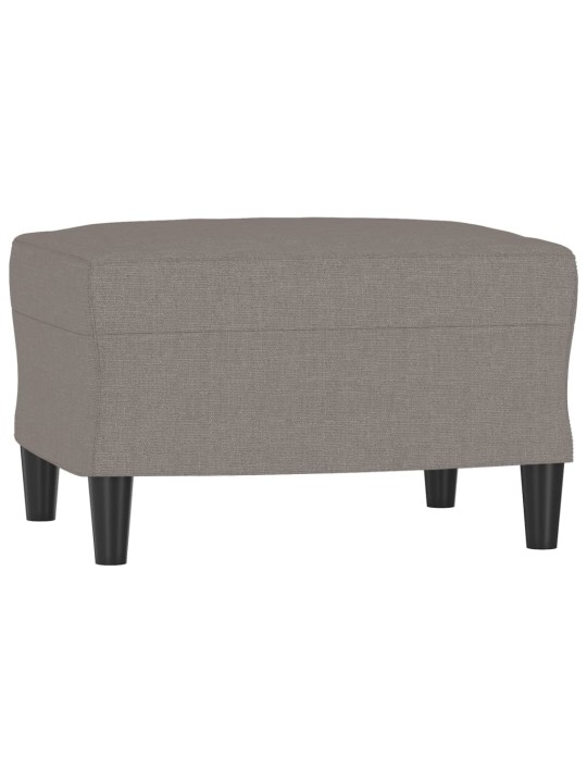 4dílná sedací souprava s polštáři taupe textil