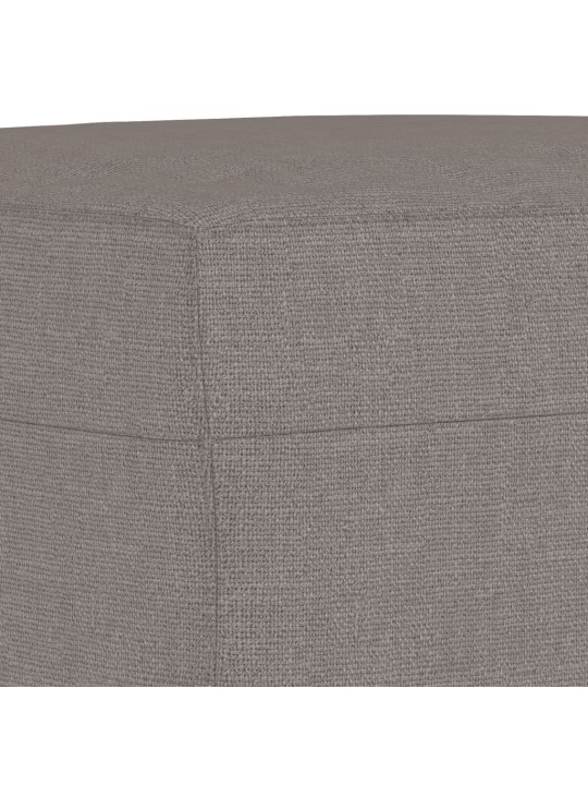 4dílná sedací souprava s polštáři taupe textil