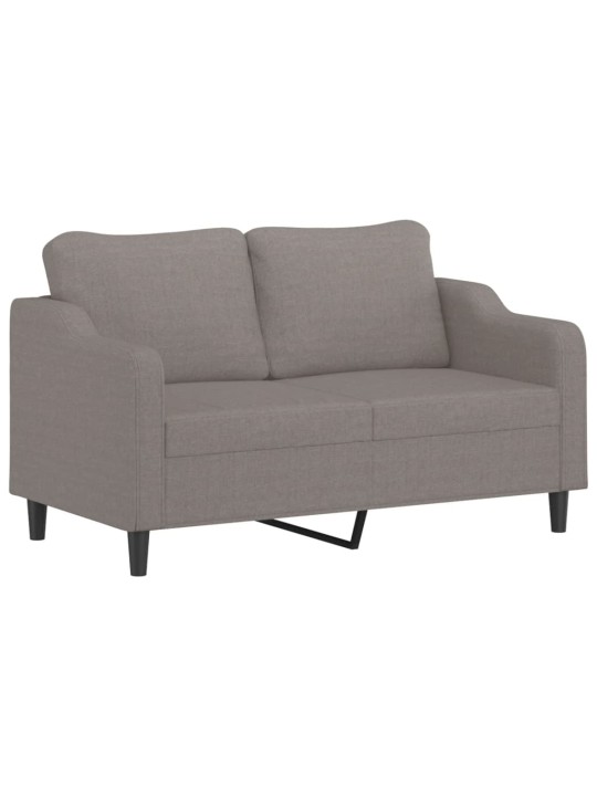 2dílná sedací souprava s poduškami taupe textil