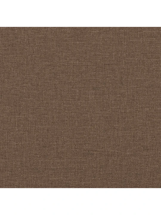 3dílná sedací souprava s poduškami hnědá textil
