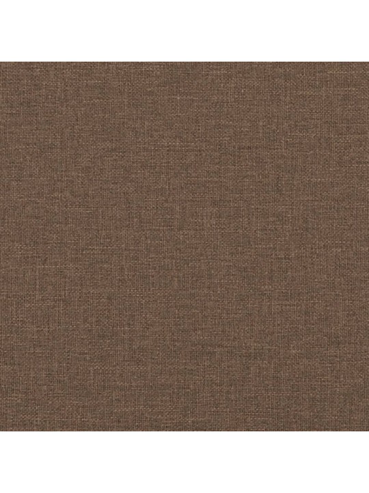 2dílná sedací souprava s polštáři hnědá textil