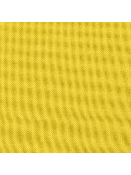2dílná sedací souprava světle žlutá textil