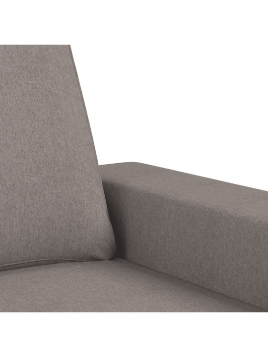 2dílná sedací souprava taupe textil