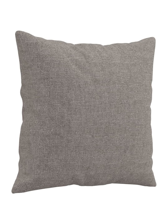 2dílná sedací souprava s polštáři taupe textil
