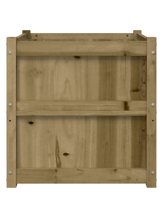 Zahradní truhlík 60 x 60 x 60 cm impregnovaná borovice