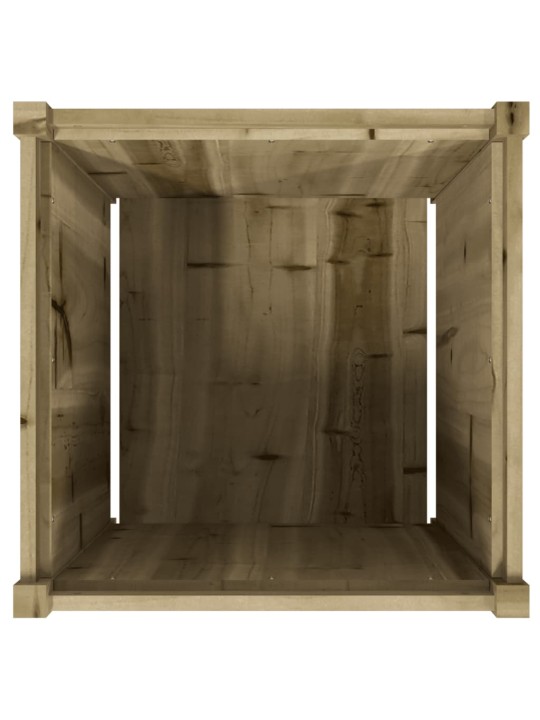 Zahradní truhlík 60 x 60 x 60 cm impregnovaná borovice