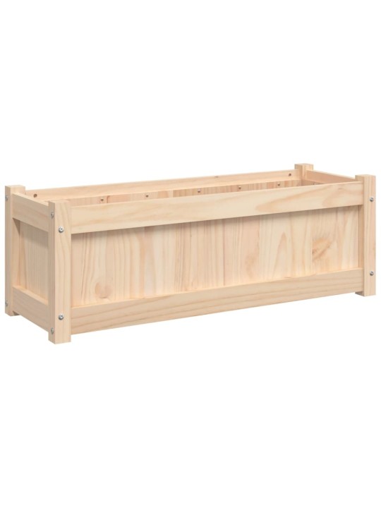 Zahradní truhlík 90 x 31 x 31 cm masivní borové dřevo