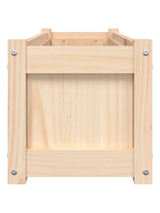 Zahradní truhlík 90 x 31 x 31 cm masivní borové dřevo