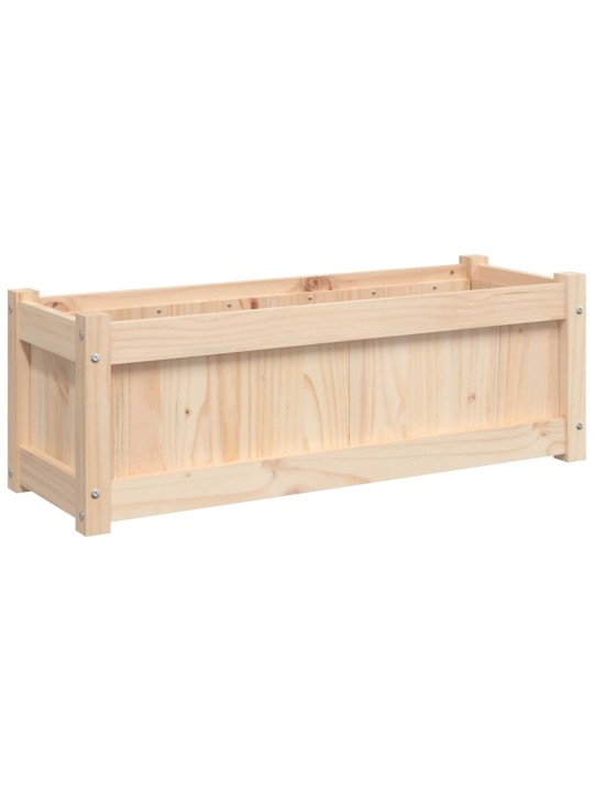 Zahradní truhlík 90 x 31 x 31 cm masivní borové dřevo