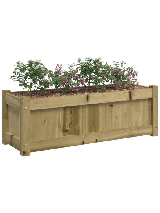 Zahradní truhlík 90 x 31 x 31 cm impregnované borové dřevo