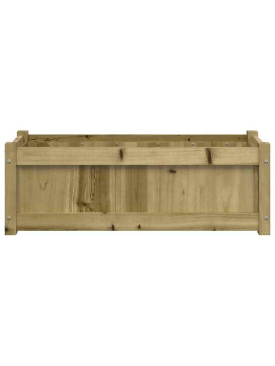 Zahradní truhlík 90 x 31 x 31 cm impregnované borové dřevo