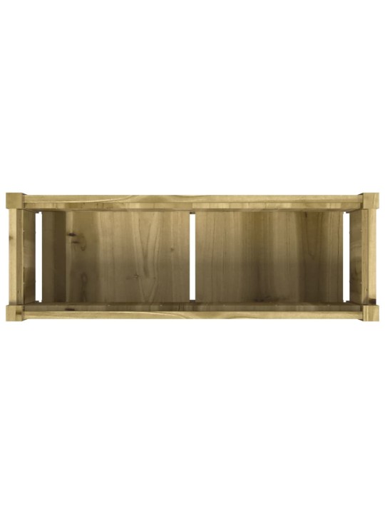 Zahradní truhlík 90 x 31 x 31 cm impregnované borové dřevo