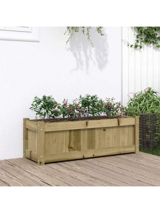 Zahradní truhlík 90 x 31 x 31 cm impregnované borové dřevo