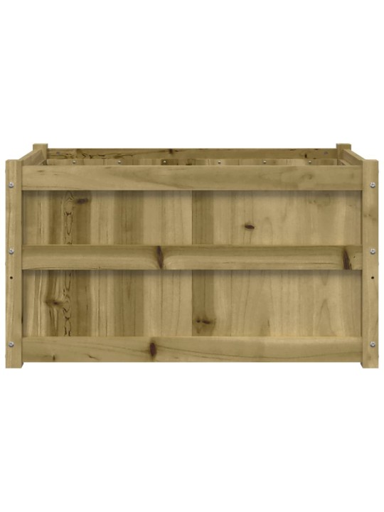 Zahradní truhlík 90 x 50 x 50 cm impregnované borové dřevo