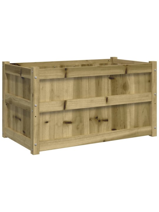 Zahradní truhlík 90 x 50 x 50 cm impregnované borové dřevo