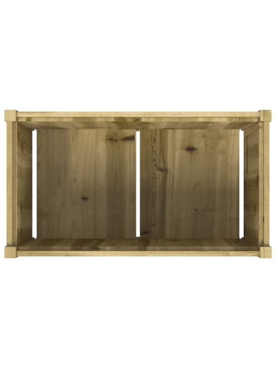 Zahradní truhlík 90 x 50 x 50 cm impregnované borové dřevo