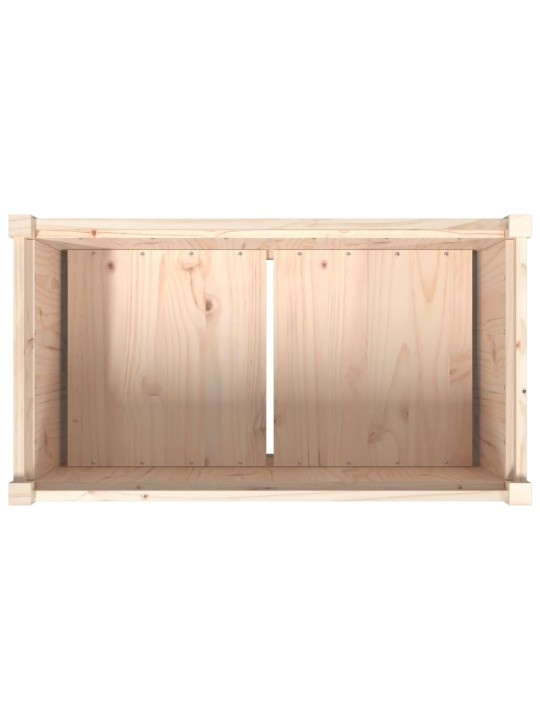 Zahradní truhlík 90 x 50 x 70 cm masivní borové dřevo