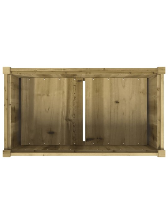 Zahradní truhlík 90 x 50 x 50 cm impregnované borové dřevo