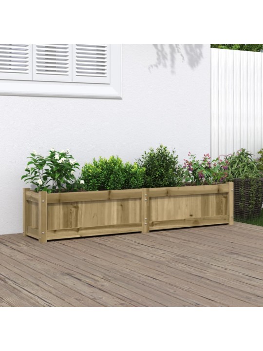 Zahradní truhlík 150 x 31 x 31 cm impregnované borové dřevo