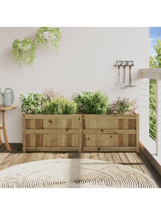 Zahradní truhlík 150 x 50 x 50 cm impregnované borové dřevo