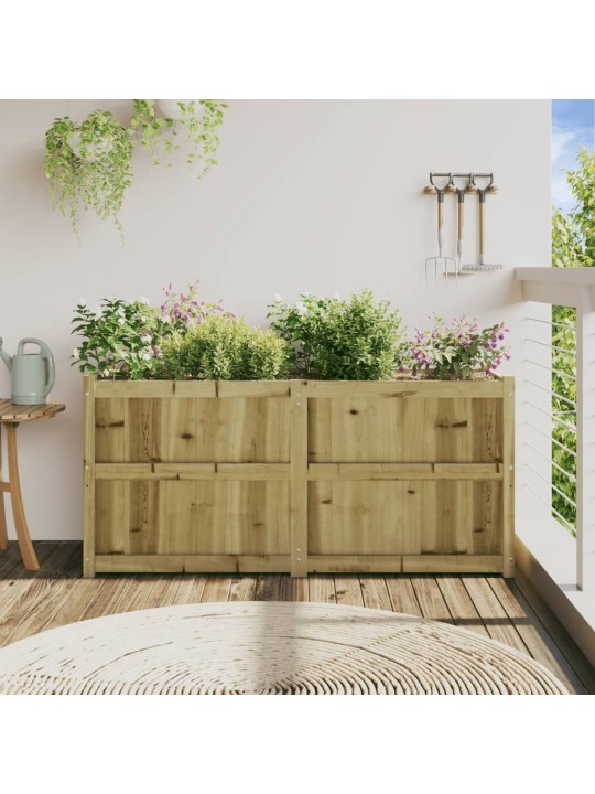 Zahradní truhlík 150 x 50 x 70 cm impregnované borové dřevo