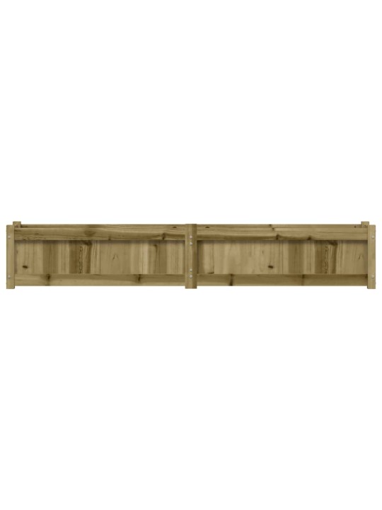 Zahradní truhlík 180 x 31 x 31 cm impregnované borové dřevo