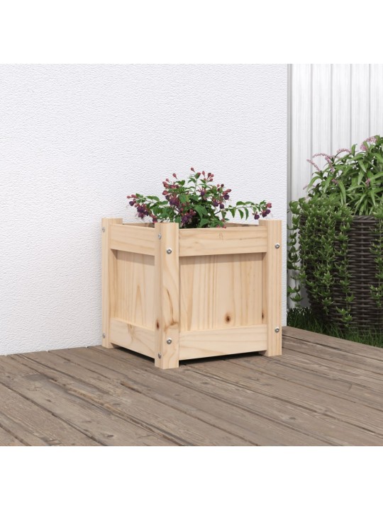 Zahradní truhlík 31 x 31 x 31 cm masivní borovice