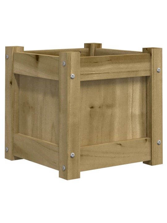 Zahradní truhlík 31 x 31 x 31 cm impregnované borové dřevo