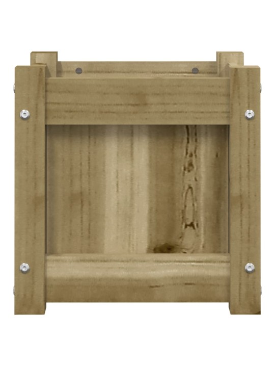 Zahradní truhlík 31 x 31 x 31 cm impregnované borové dřevo