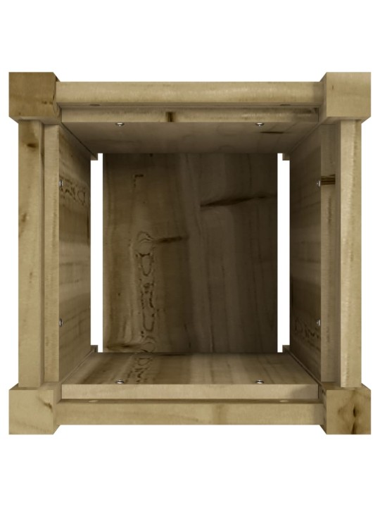 Zahradní truhlík 31 x 31 x 31 cm impregnované borové dřevo