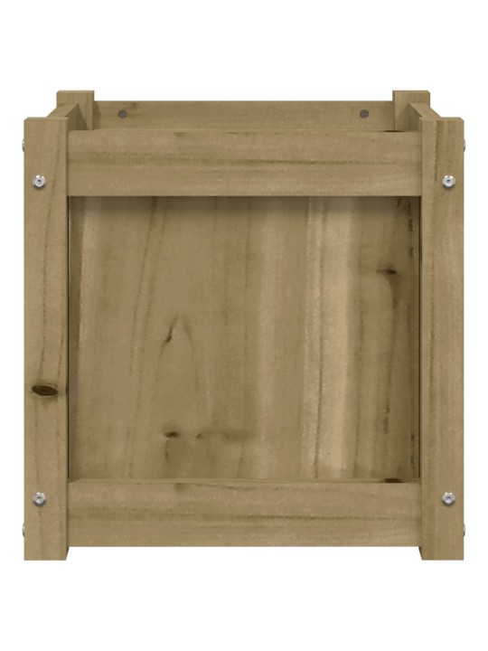 Zahradní truhlík 40 x 40 x 40 cm impregnované borové dřevo