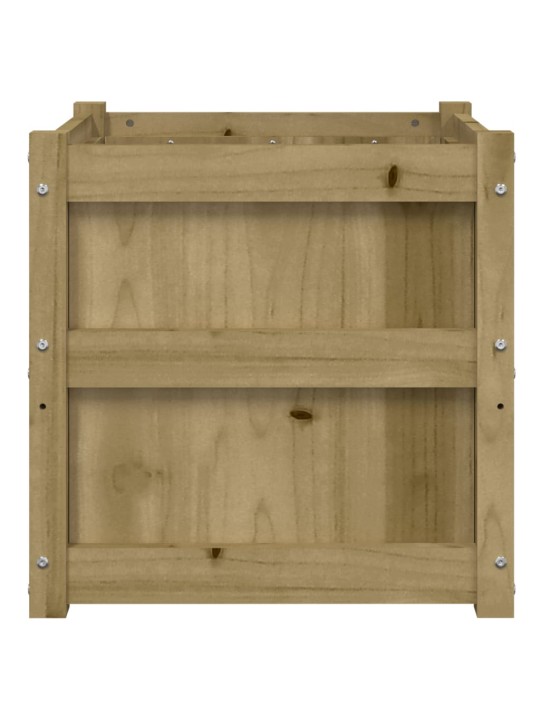 Zahradní truhlík 50 x 50 x 50 cm impregnované borové dřevo