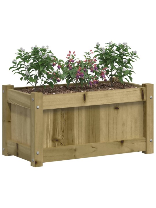 Zahradní truhlík 60 x 31 x 31 cm impregnované borové dřevo