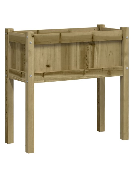 Zahradní truhlík s nohami 70x31x70 cm impregnované borové dřevo