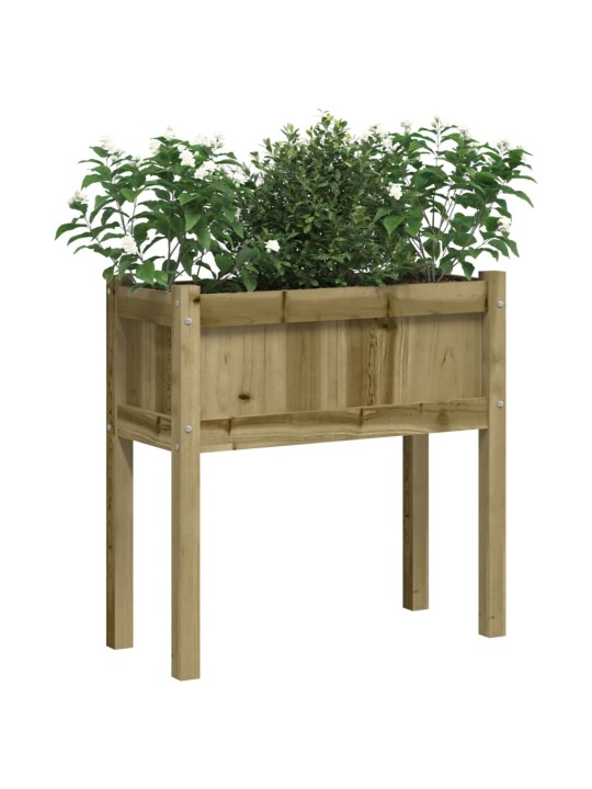 Zahradní truhlík s nohami 70x31x70 cm impregnované borové dřevo