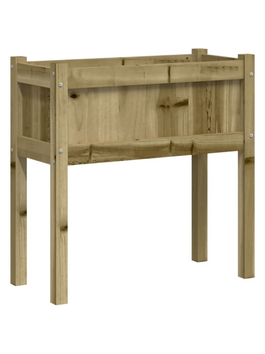 Zahradní truhlík s nohami 70x31x70 cm impregnované borové dřevo