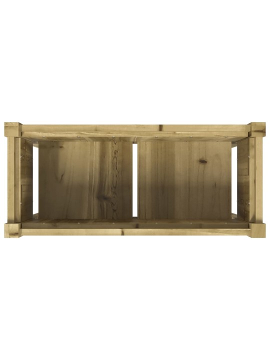 Zahradní truhlík s nohami 70x31x70 cm impregnované borové dřevo