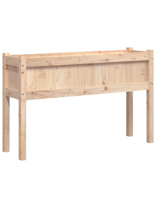 Zahradní truhlík s nohami 110 x 31 x 70 cm masivní borové dřevo