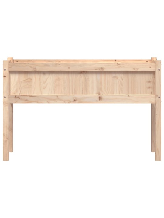 Zahradní truhlík s nohami 110 x 31 x 70 cm masivní borové dřevo