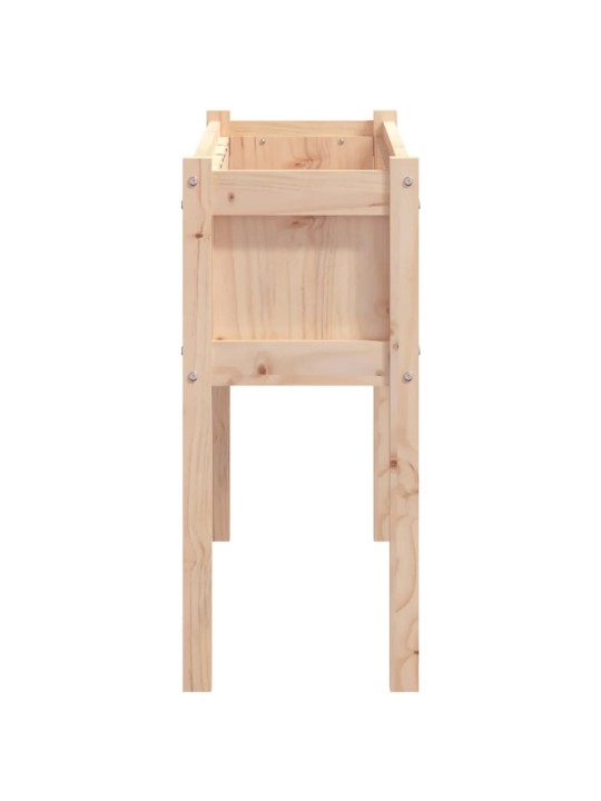 Zahradní truhlík s nohami 110 x 31 x 70 cm masivní borové dřevo