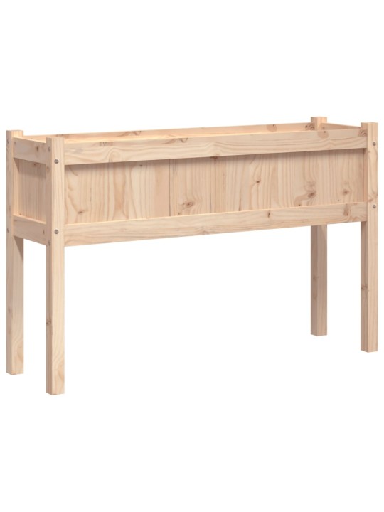 Zahradní truhlík s nohami 110 x 31 x 70 cm masivní borové dřevo