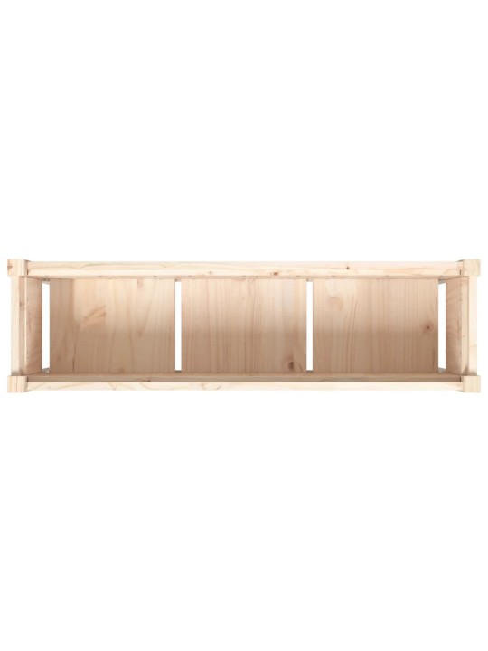 Zahradní truhlík s nohami 110 x 31 x 70 cm masivní borové dřevo