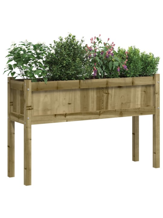 Zahradní truhlík s nohami 110x31x70 cm impregnovaná borovice