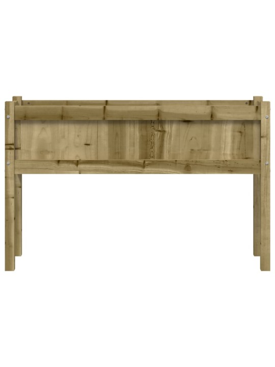 Zahradní truhlík s nohami 110x31x70 cm impregnovaná borovice
