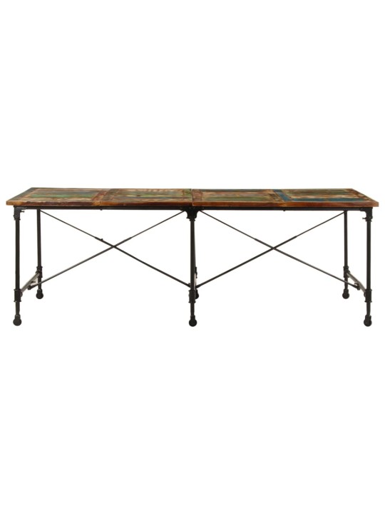 Jídelní stůl 220 x 90 x 77 cm masivní recyklované dřevo