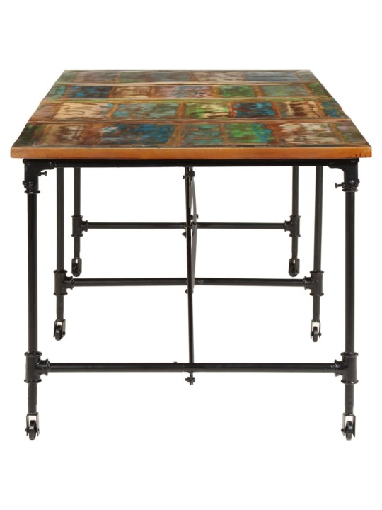 Jídelní stůl 220 x 90 x 77 cm masivní recyklované dřevo