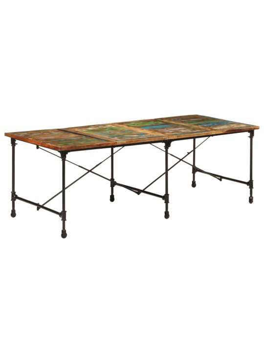 Jídelní stůl 220 x 90 x 77 cm masivní recyklované dřevo