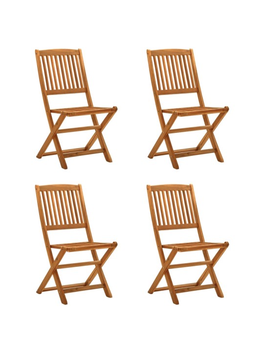 5dílný zahradní jídelní set masivní akáciové dřevo